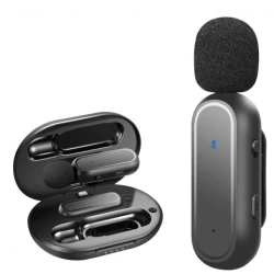 k60 Wireless Lavalier Microphone with Charging Case