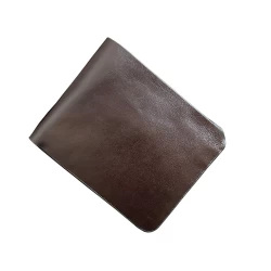 100% Genuine Leather Slim Bifold Wallets Money Bag