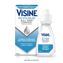 Visine dry eye relief all day comfort