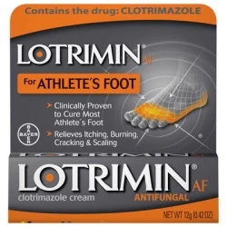 Lotrimin AF Cream for Athletes Foot - Clotrimazole Antifungal Treatment
