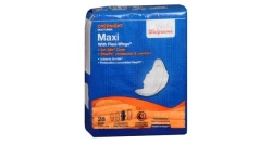 Walgreens Maxi Pads with Flex-Wings