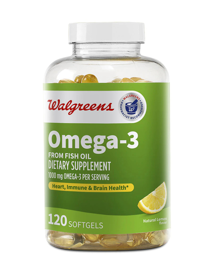Walgreen Omega 3 fish oil dietary supplement