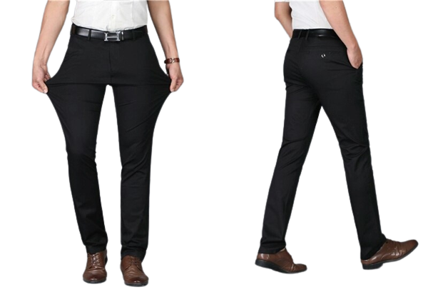 New Stylish Men's Twill Gabardine Pant Black Color