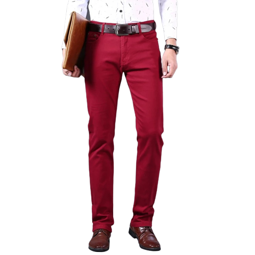 New Stylish Men's Twill Gabardine Pant Red Color