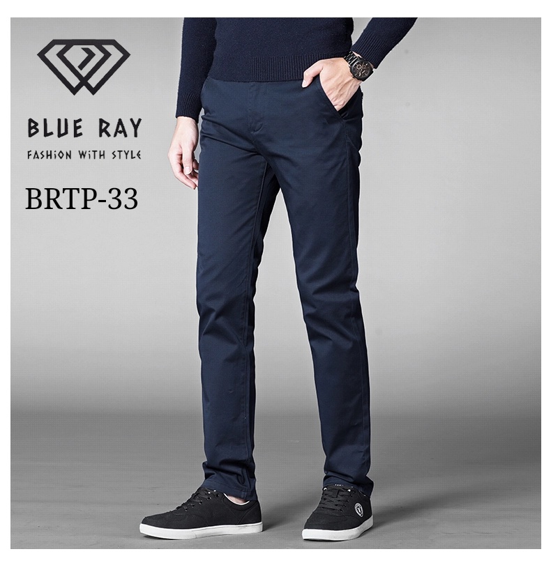 New Stylish Men's Twill Gabardine Pant Blue Color