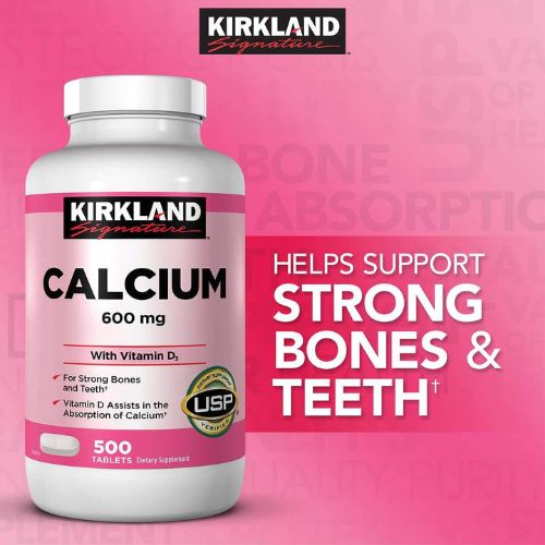 Kirkland Calcium dietary supplement 600mcg vitamin d3