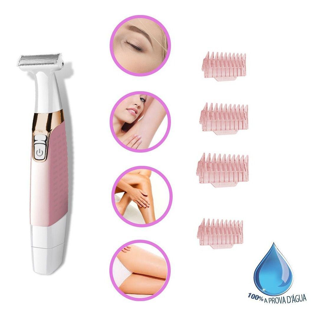 Kemei KM-1900 Eyebrow and Facial Trimmer - Wet and Dry