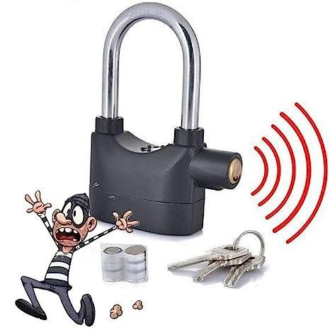 Waterproof Security Alarm Lock for bike,shop or House