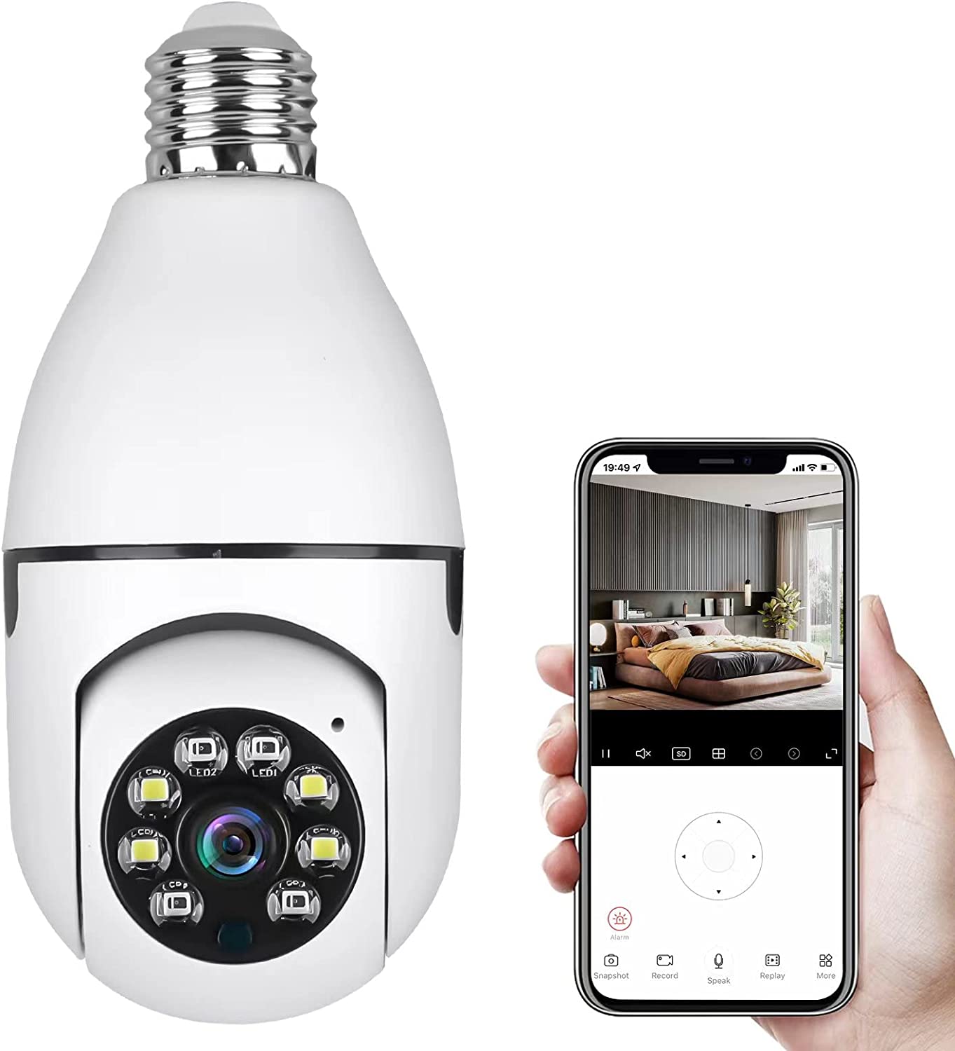PTZ Camera Light Bulb