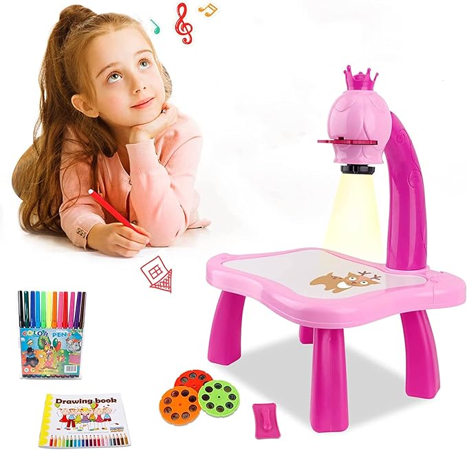 Baby Projection Drawing Painting Table Toy-Multicolor