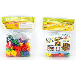Plastic Blocks Toys  Multi Color