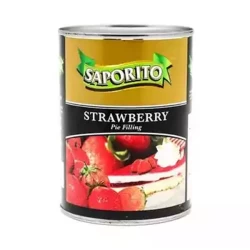 Saporito Strawberry Pie Filling Can 595 gm