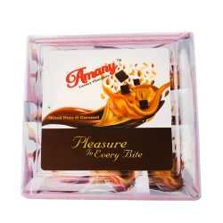 Amany Luxury Chocolate Mixed Nuts & Caramel Gift Box 156 gm