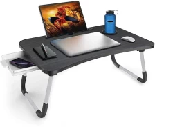 Foldable laptop-notebook table for Studies - Black