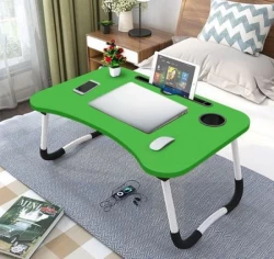 Foldable laptop-notebook table for Studies - Green