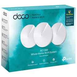 TP Link Deco M5 3 Pack AC1300 Secure Whole Home WiFi Router with Access point