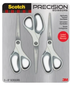 Scotch Brand Precision Ultra Edge Scissors 3-Pack