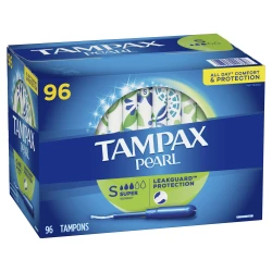 Tampax Pearl Super Tampons - 96 Piece