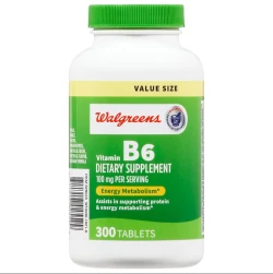 Walgreens Vitamin B6 Dietary Supplement
