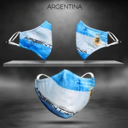 Argentina Designer Edition Cotton Face Mask