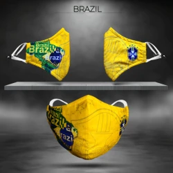 brazil Designer Edition Cotton Face Mask