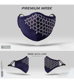 Premium Cotton Face Mask- Stardom