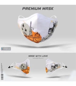 Premium Cotton Face Mask- Lovelace
