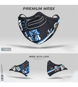 Premium Cotton Face Mask- Messi
