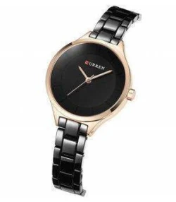 CURREN 9017 Rose Gold Stainless Steel Analog Watch For Women