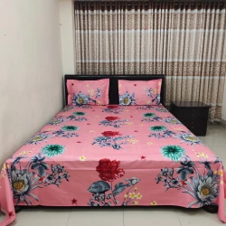 ORTHA LUXURY TWILL - Deep pink Bed Sheet