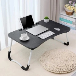 Foldable Laptop Table - Black