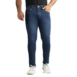 Stretchable Dark Denim Jeans for Men