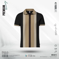 Fabrilife Designer Edition Single Jersey Knitted Cotton Polo - Ingenious