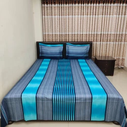 ORTHA LUXURY TWILL - Light Blue Steep Bed Sheet