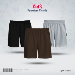 Kids Premium Cotton Shorts Combo