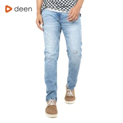Ripped Blue Jeans Pant - Regular Fit