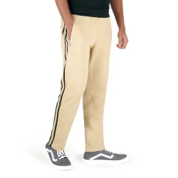 Brown Joggers Double Stripe