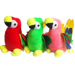 Parrot plush toy dolls