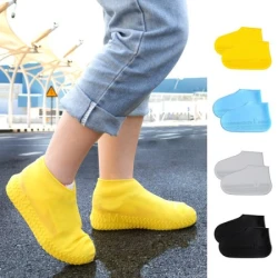 Boots Silicone WATERPROOF SHOE COVER Reusable Rain Shoe Covers Unisex Shoes