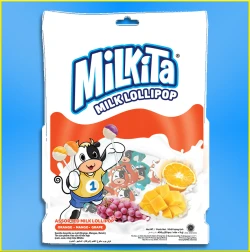 Milkita Assorted Milk Candy ( orange - Mango - Graph )