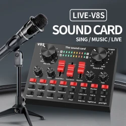 V8S Live Sound Card for Studio Recording