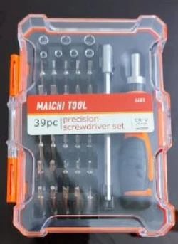 39 Pc Ratcheting Mini Micro Precision Screwdriver Set