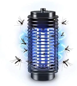 LED Electronic Mosquito Killer Machine and Insect Killer Night Lamp (Black)