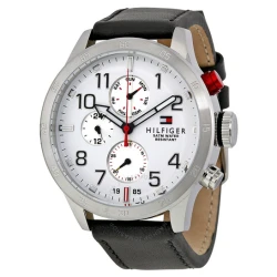 TOMMY HILFIGER Multi-Function White Dial Mens Watch