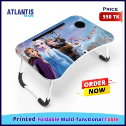 Printed Foldable Multifunctional Frozen Fighter Table