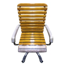 Curvy linear Wooden Executive Chair Mehgani
