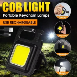 Rechargeable Mini LED Keychain Light