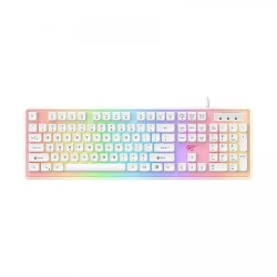 Havit USB Multi-function backlit Keyboard (White Color) KB876L