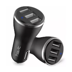 Havit H212 Car Charger With 3 USB Ports