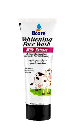 Whitening Face Wash Milk Extract Tube, Milk Face Wash - 70 ml